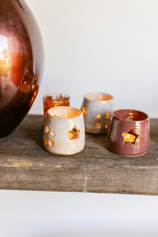 Theelichthouder Ster