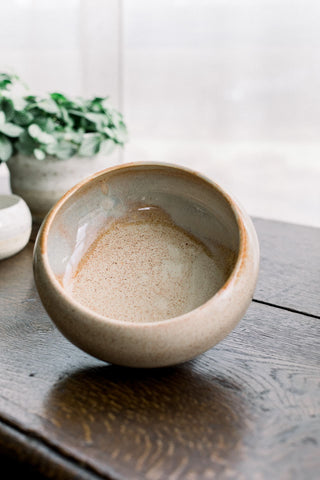 ronde bowl handgemaakt keramiek steenkom soepkom kom