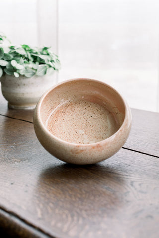 ronde bowl handgemaakt keramiek steenkom soepkom kom