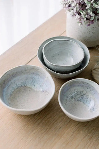 set 2 tapas bowls handgemaakt keramiek