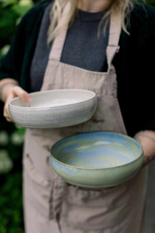 diepe bowl pastabowl soepkom handgemaakt keramiek pastakom 