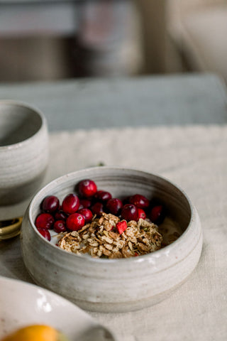 ronde bowl handgemaakt keramiek steenkom soepkom kom