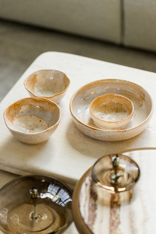 set 2 tapas bowls handgemaakt keramiek
