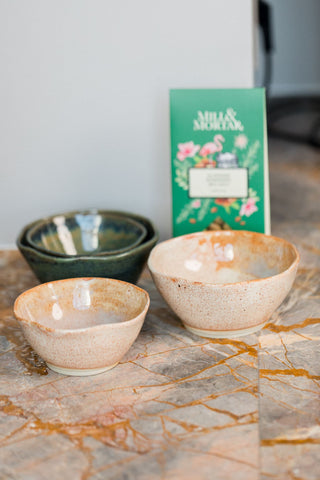 set 2 tapas bowls handgemaakt keramiek