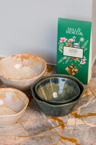 set 2 tapas bowls handgemaakt keramiek