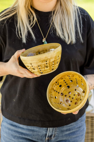 Medium Berry Bowl (met onderbordje)