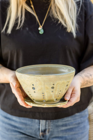 XL Berry Bowl (met onderbordje)