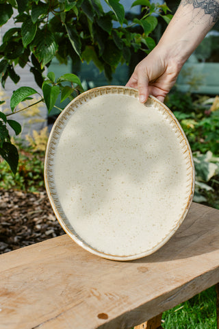 XL ovalen dienblad