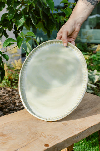 XL ovalen dienblad