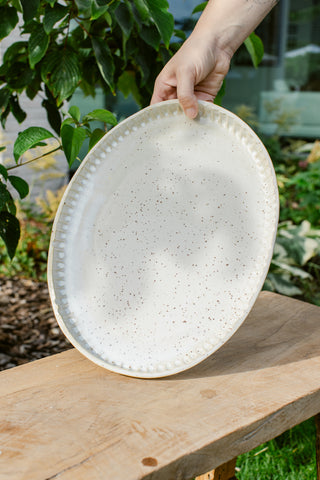 XL ovalen dienblad
