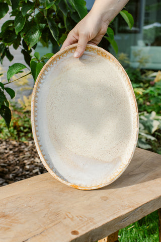 XL ovalen dienblad