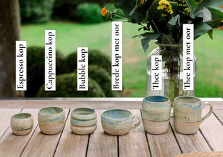 handgemaakte keramiek set servies keramiek kerstcadeau		
